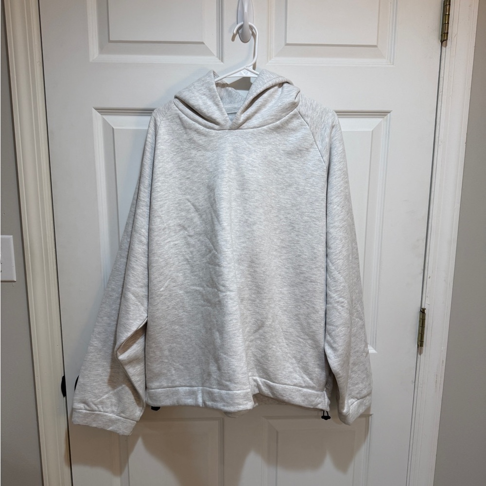 Women's Heather Gray Hooded Sweatshirt